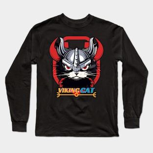 Funny viking cat Long Sleeve T-Shirt
